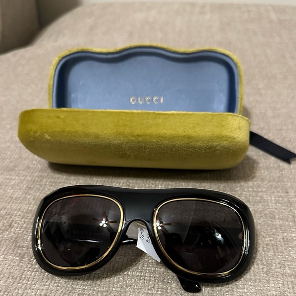 Men's Full-Rim Logo Gucci Sunglasses - Picture 4 of 16